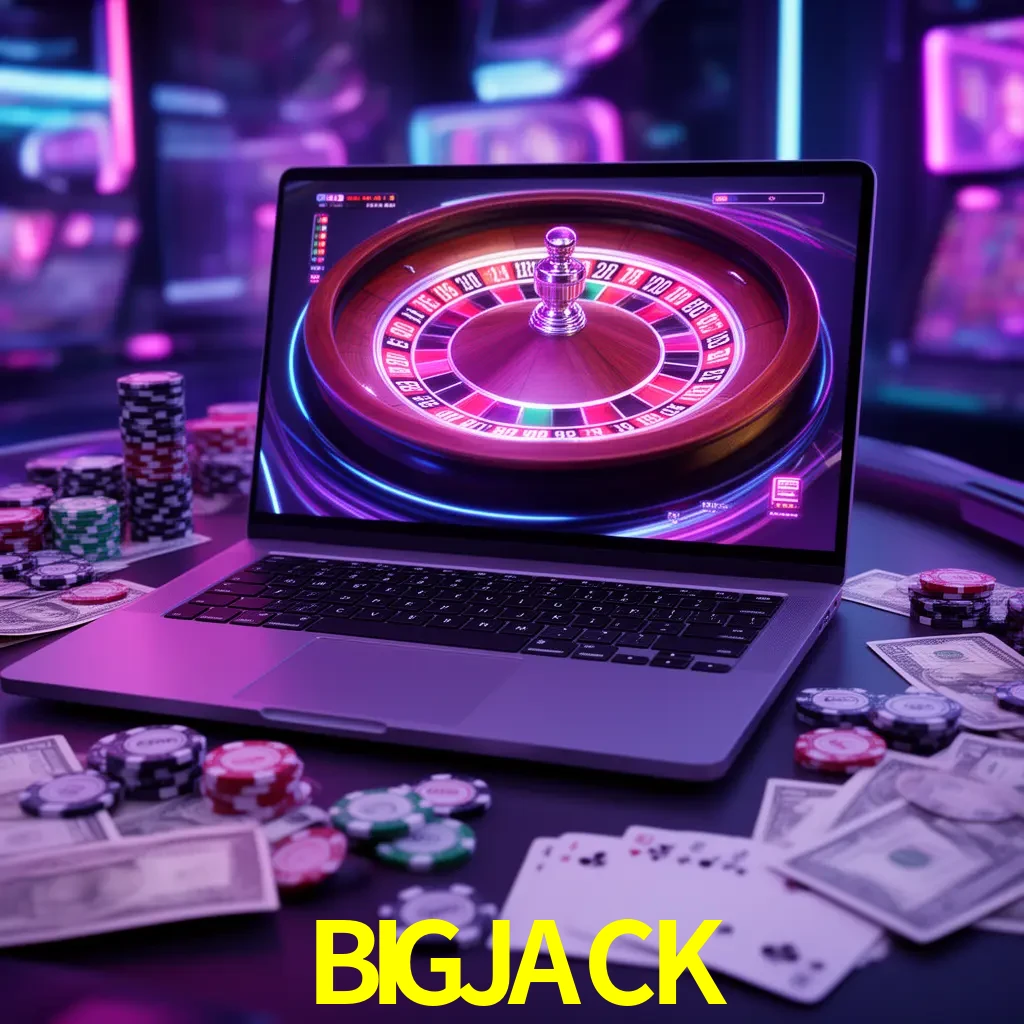 Centro móvil BIGJACK con casino, cajero, bonos, app y acceso de cuenta para México